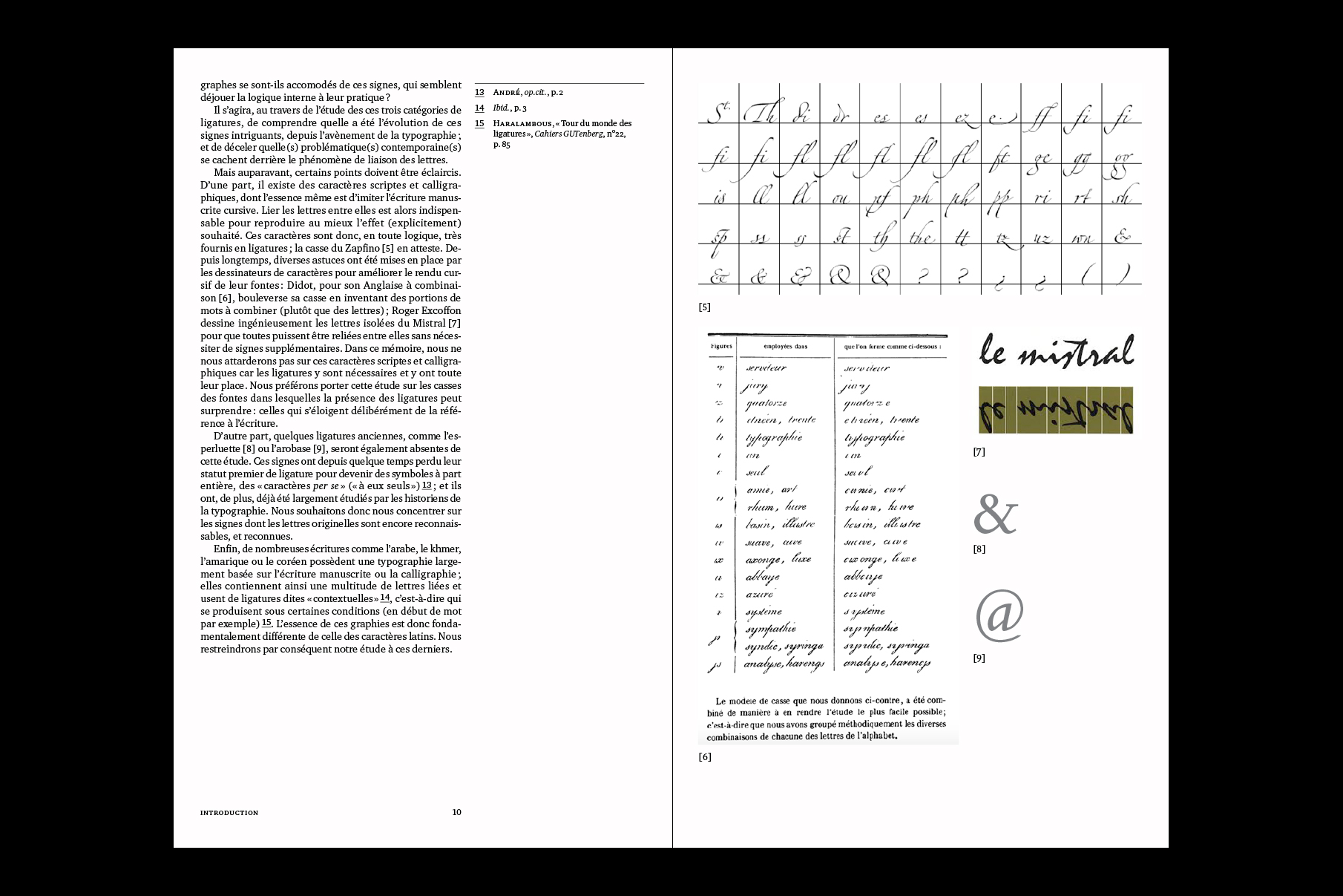Fous à lier : une étude des ligatures typographiques — extrait 4