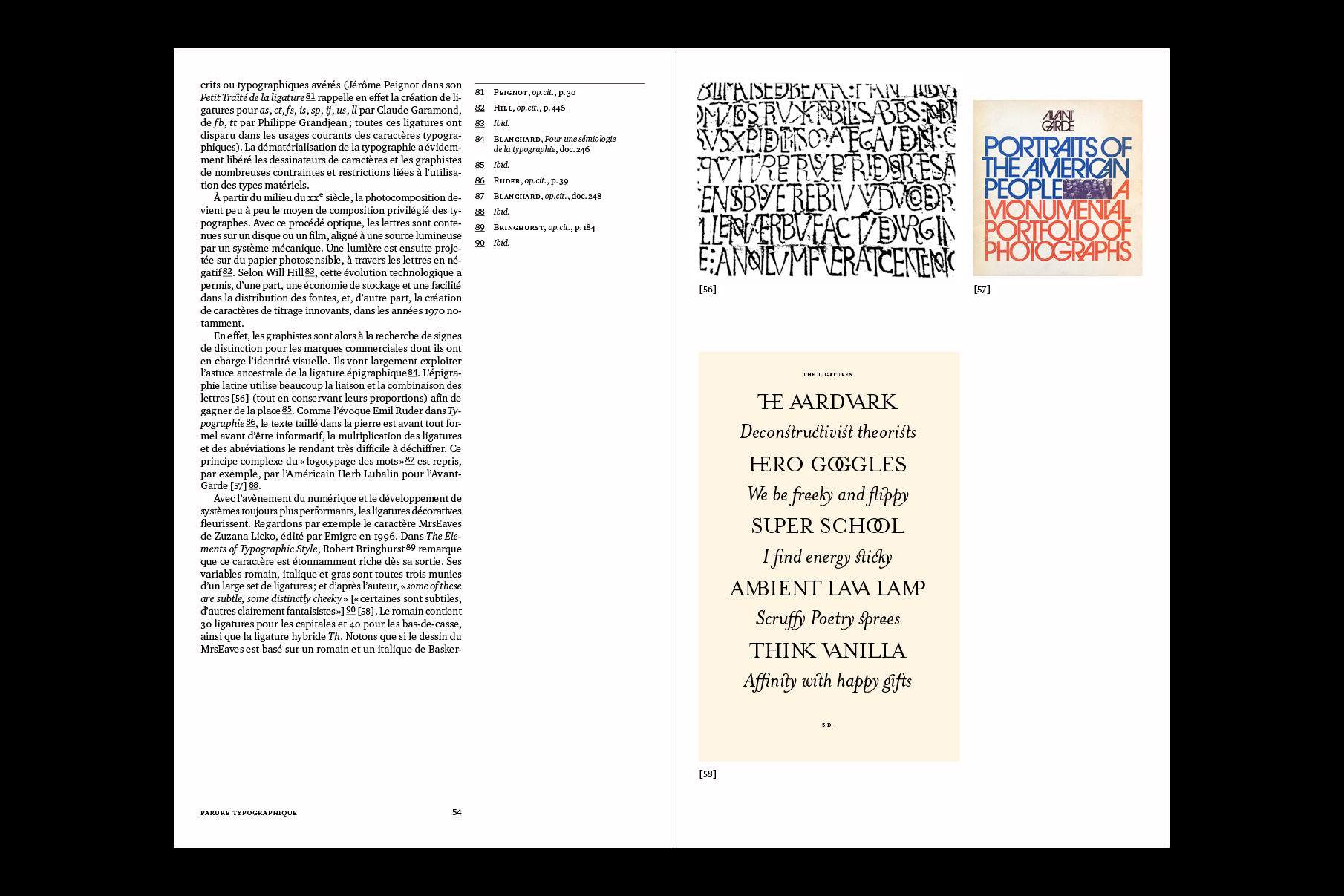 Fous à lier : une étude des ligatures typographiques — extrait 8