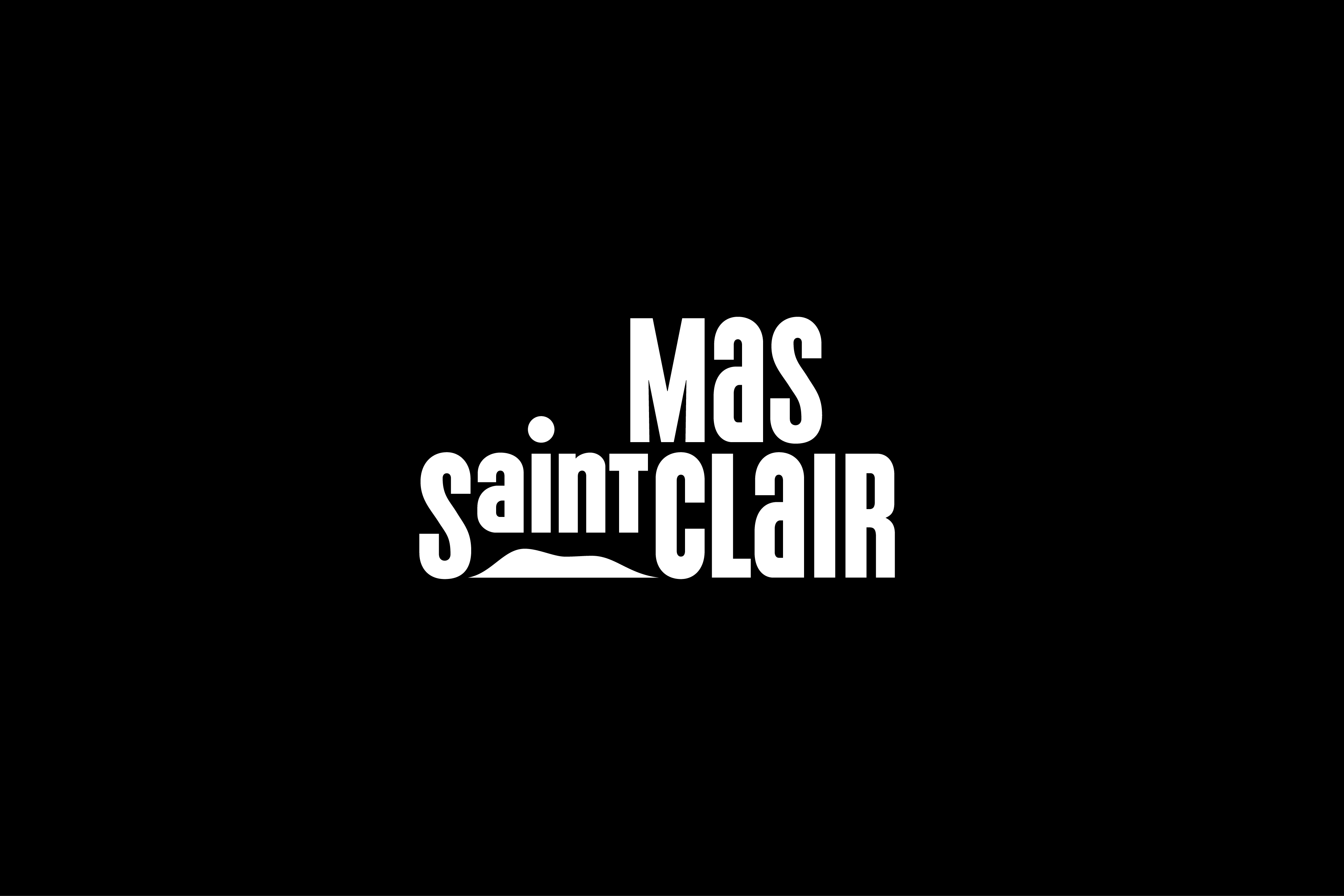 Logotype dessiné pour le Mas Saint Clair