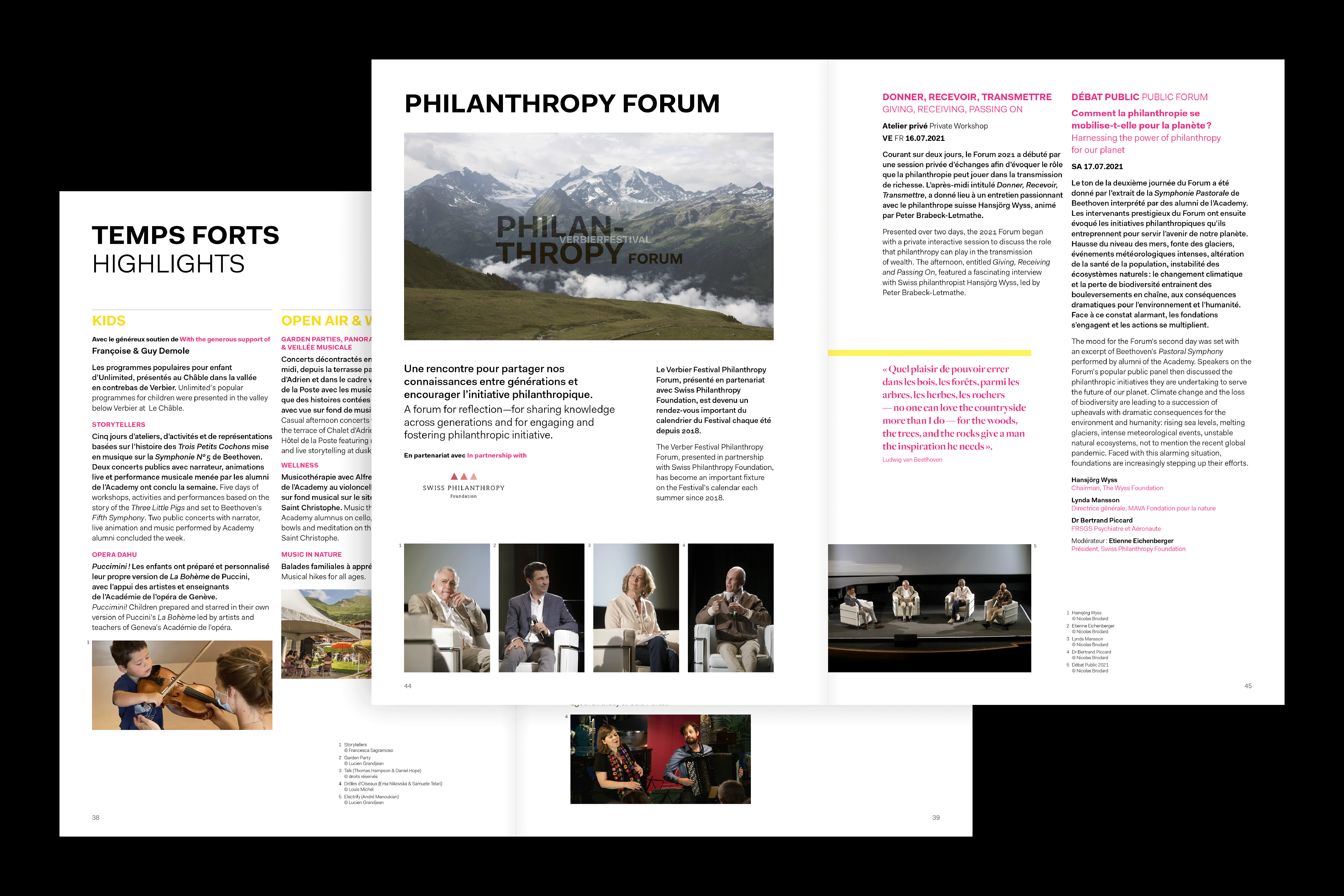 Rapport d'édition du Verbier Festival 2021