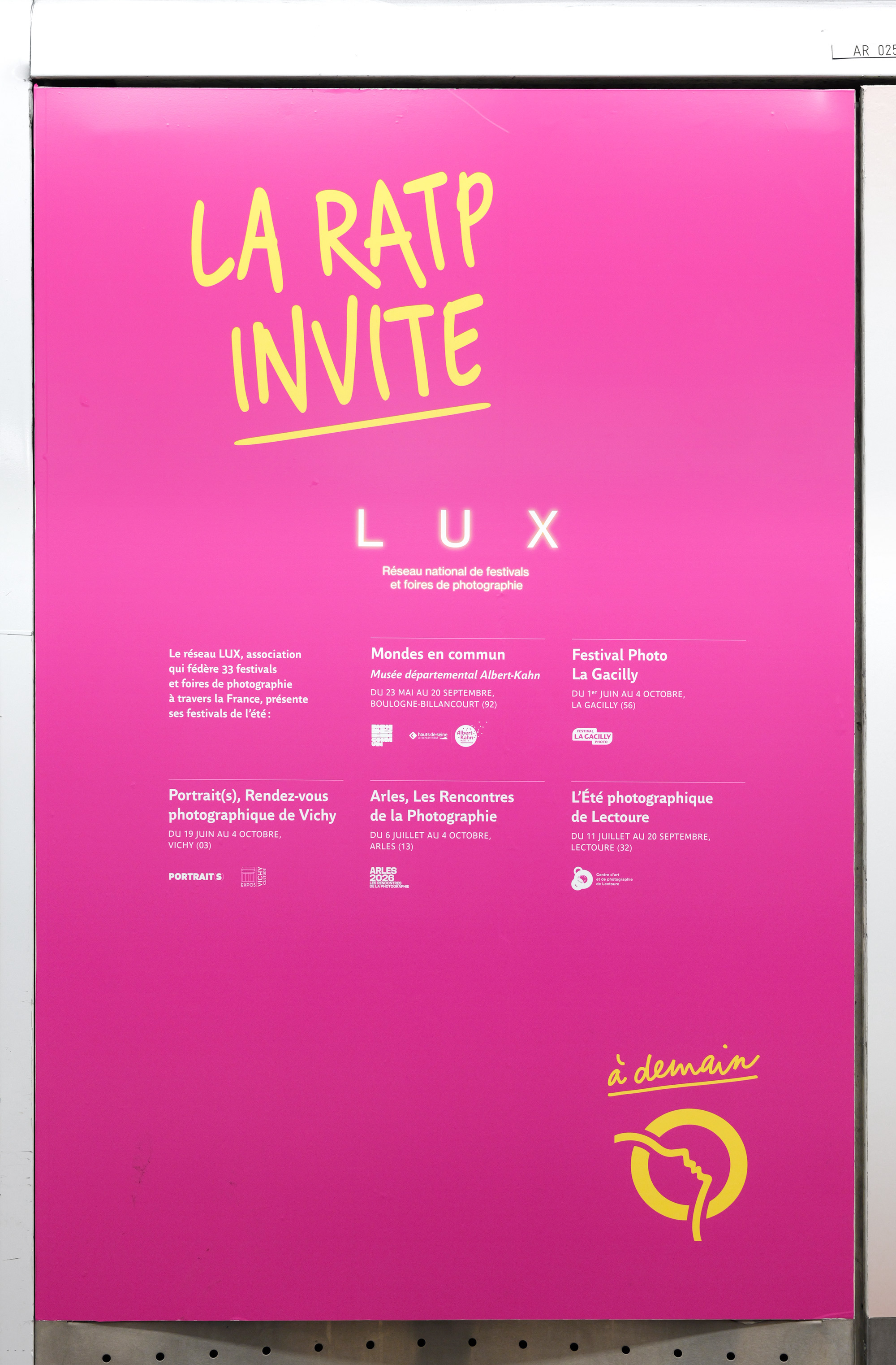 Fresques pour le partenariat Réseau LUX x RATP : cartel.