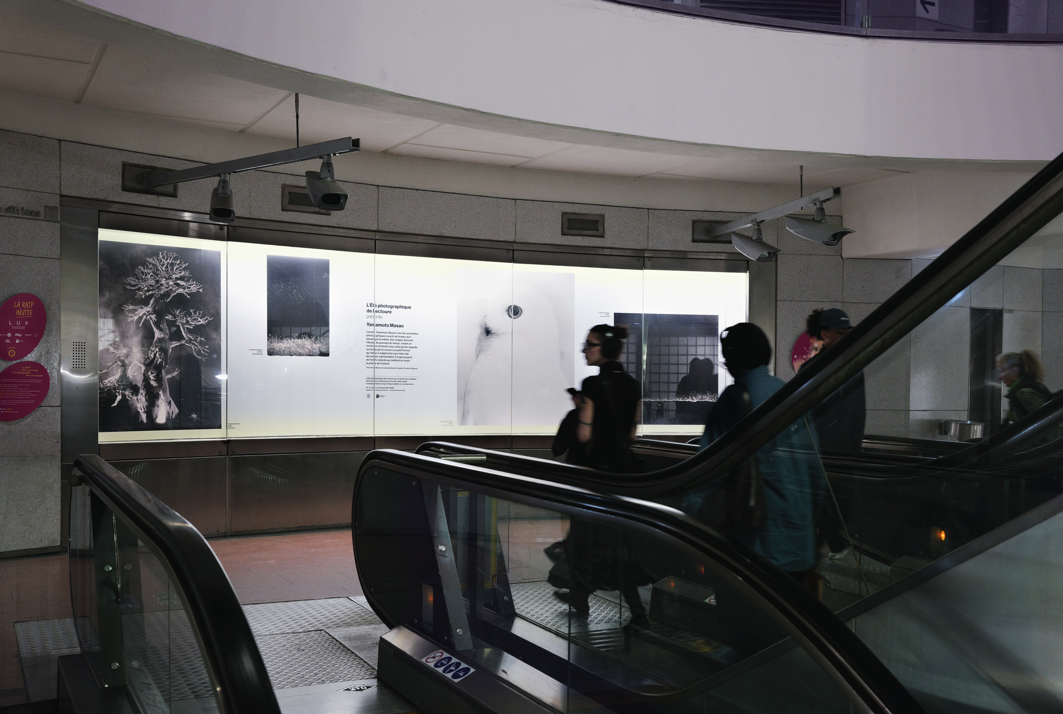 Fresques pour le partenariat Réseau LUX x RATP : Yamamoto Masao présenté par L’été photographique de Lectoure.