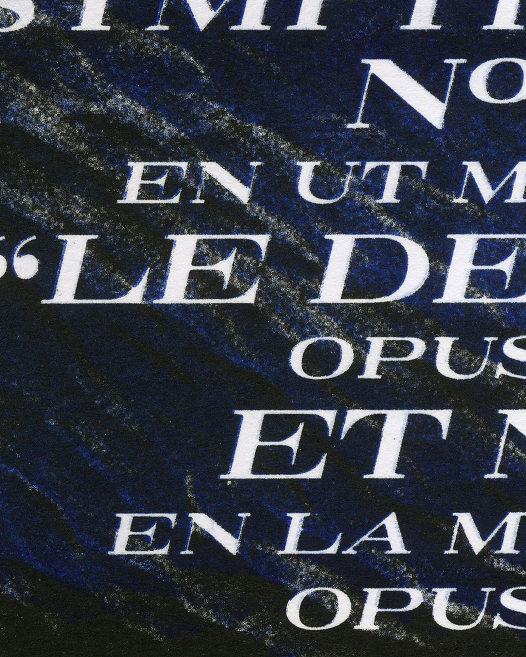 Lettrage pour collection de pochettes de disques de Beethoven