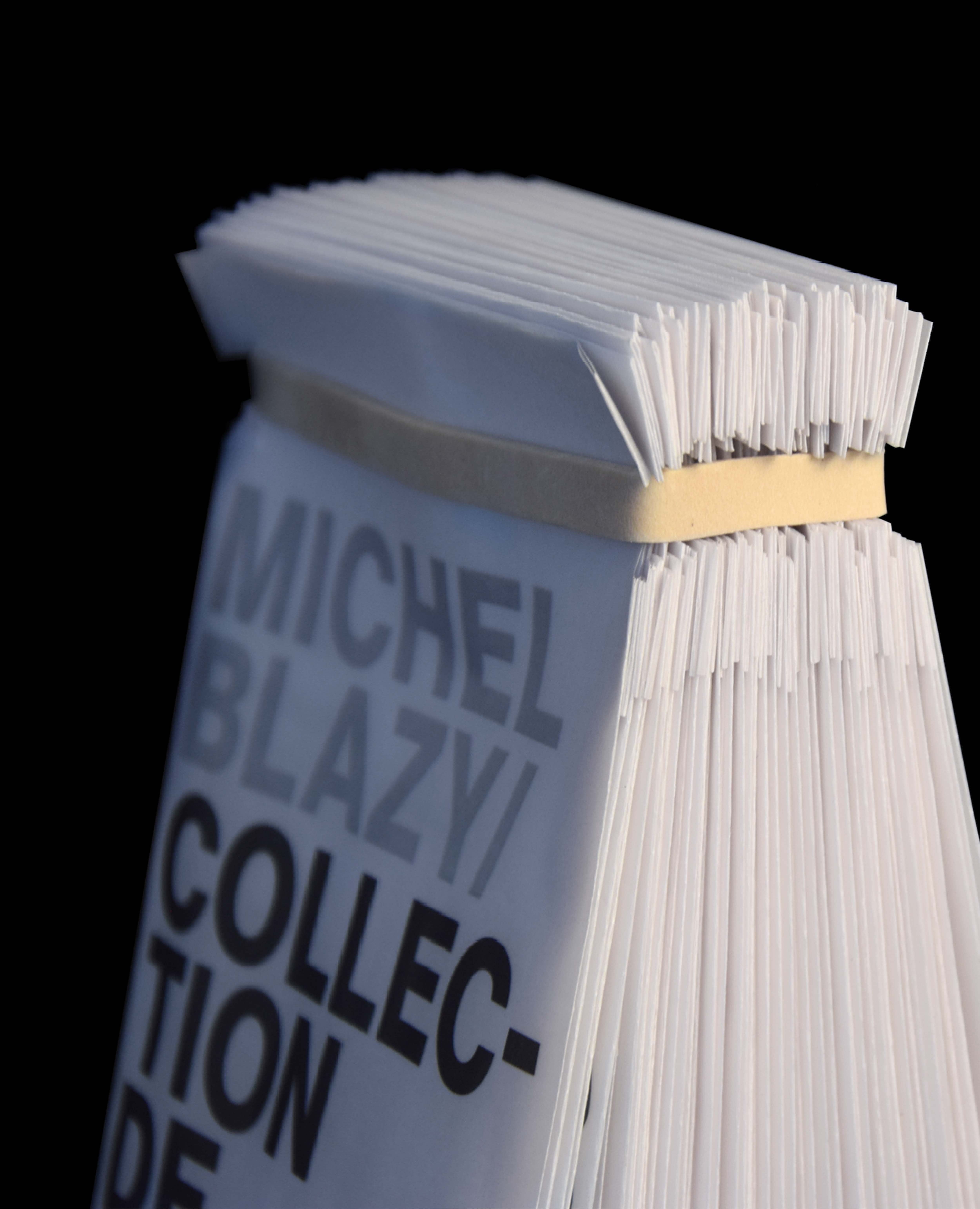 Objet éditorial pour Michel Blazy