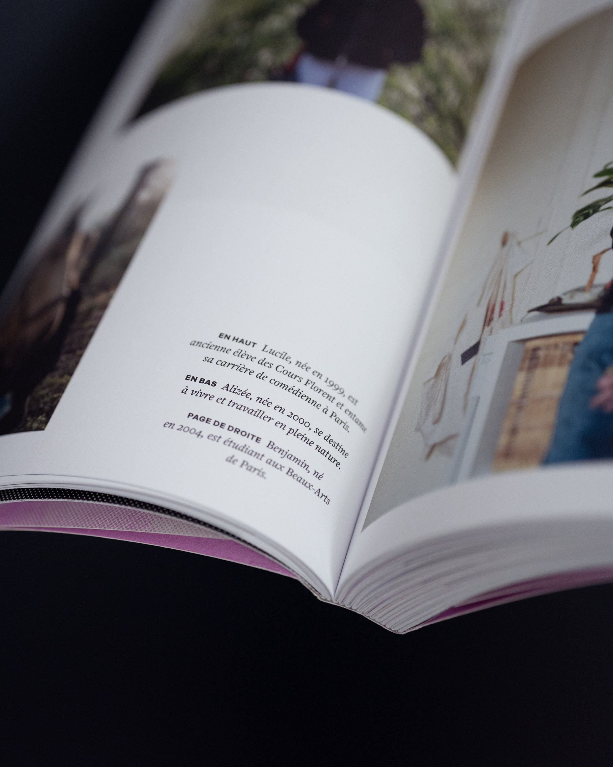 Série photographique de Éric Fénot pour le livre Être vingt ans