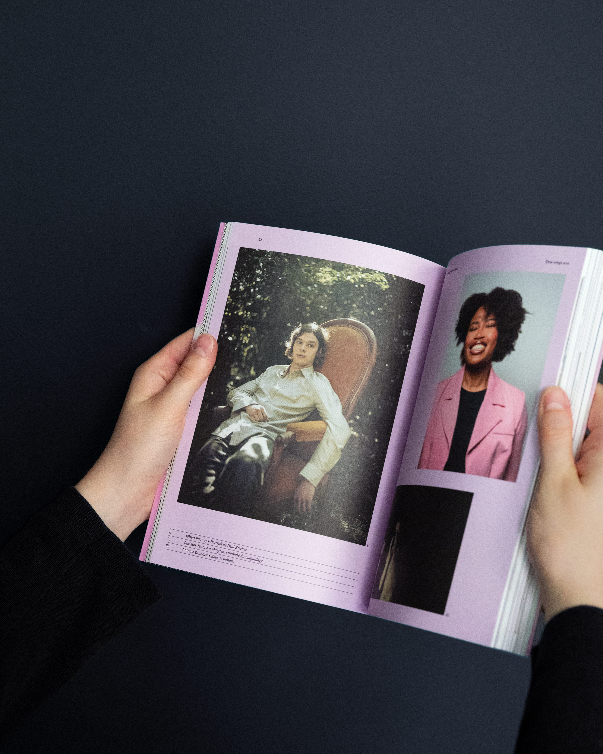 Série photographique d'Albert Facelly pour le livre Être vingt ans