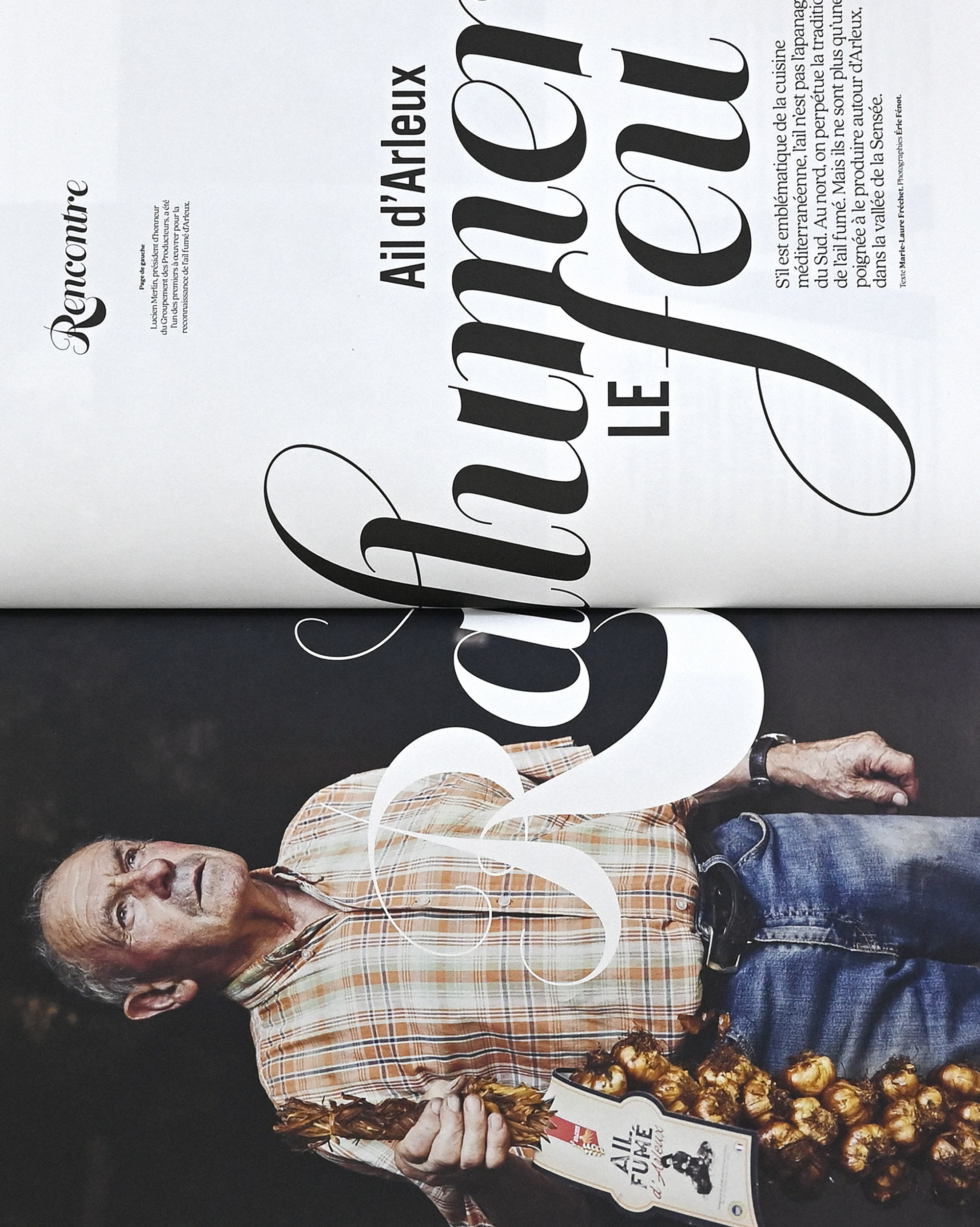 Détail typographique extrait des Grands Cahiers 180 °C