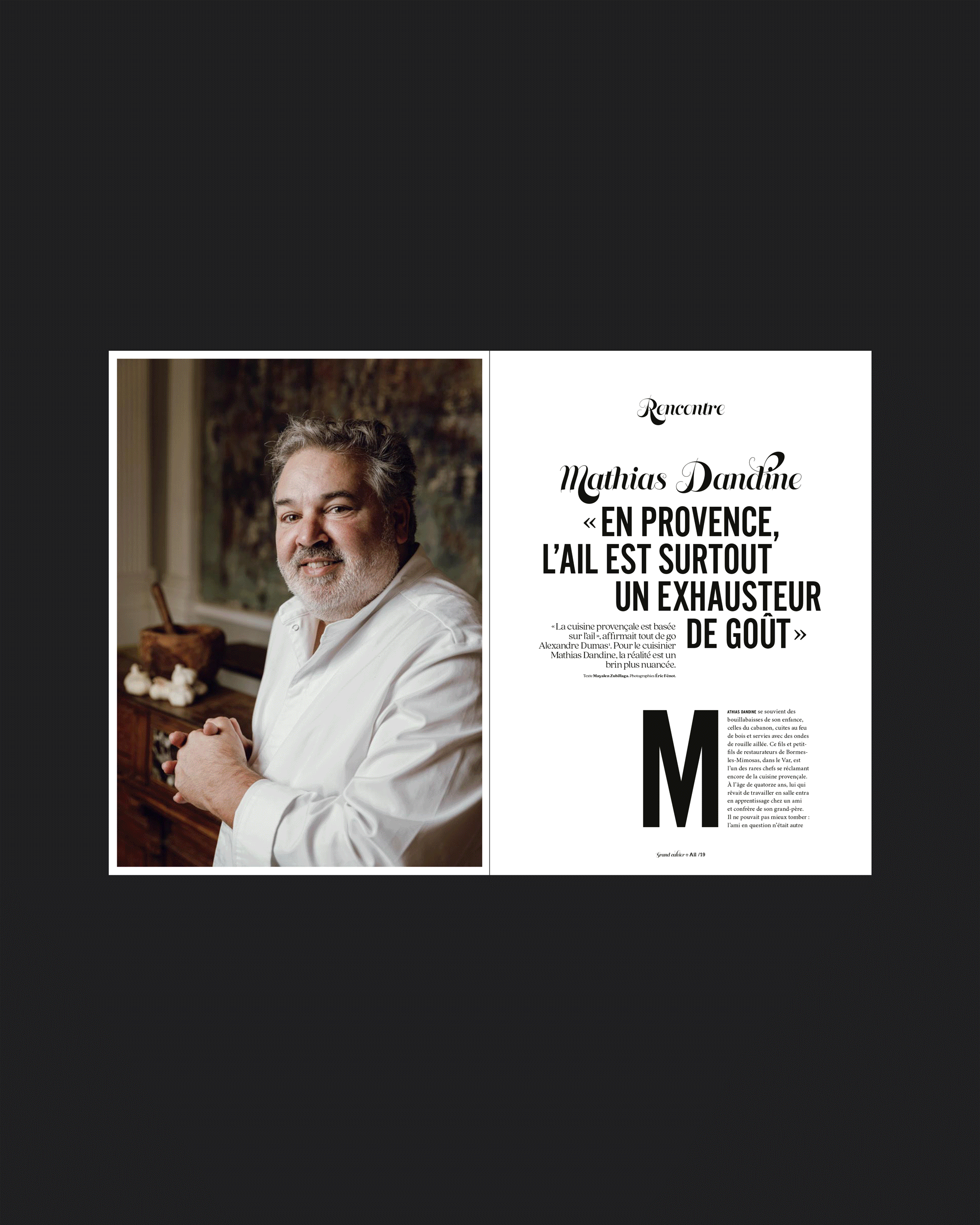 Doubles-pages extraites des Grands Cahiers 180 °C