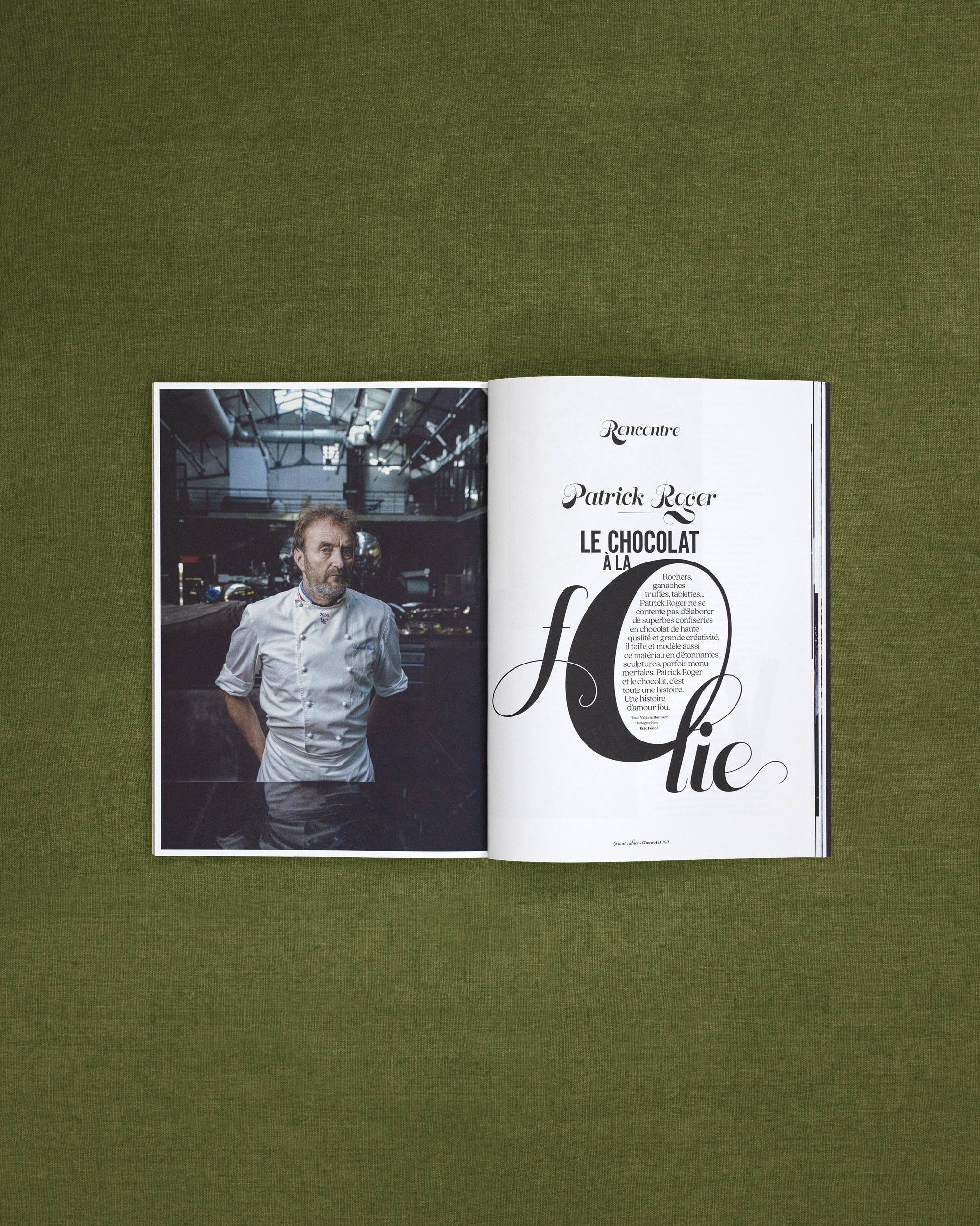 Ouverture de chapitre des Grands Cahiers 180 °C