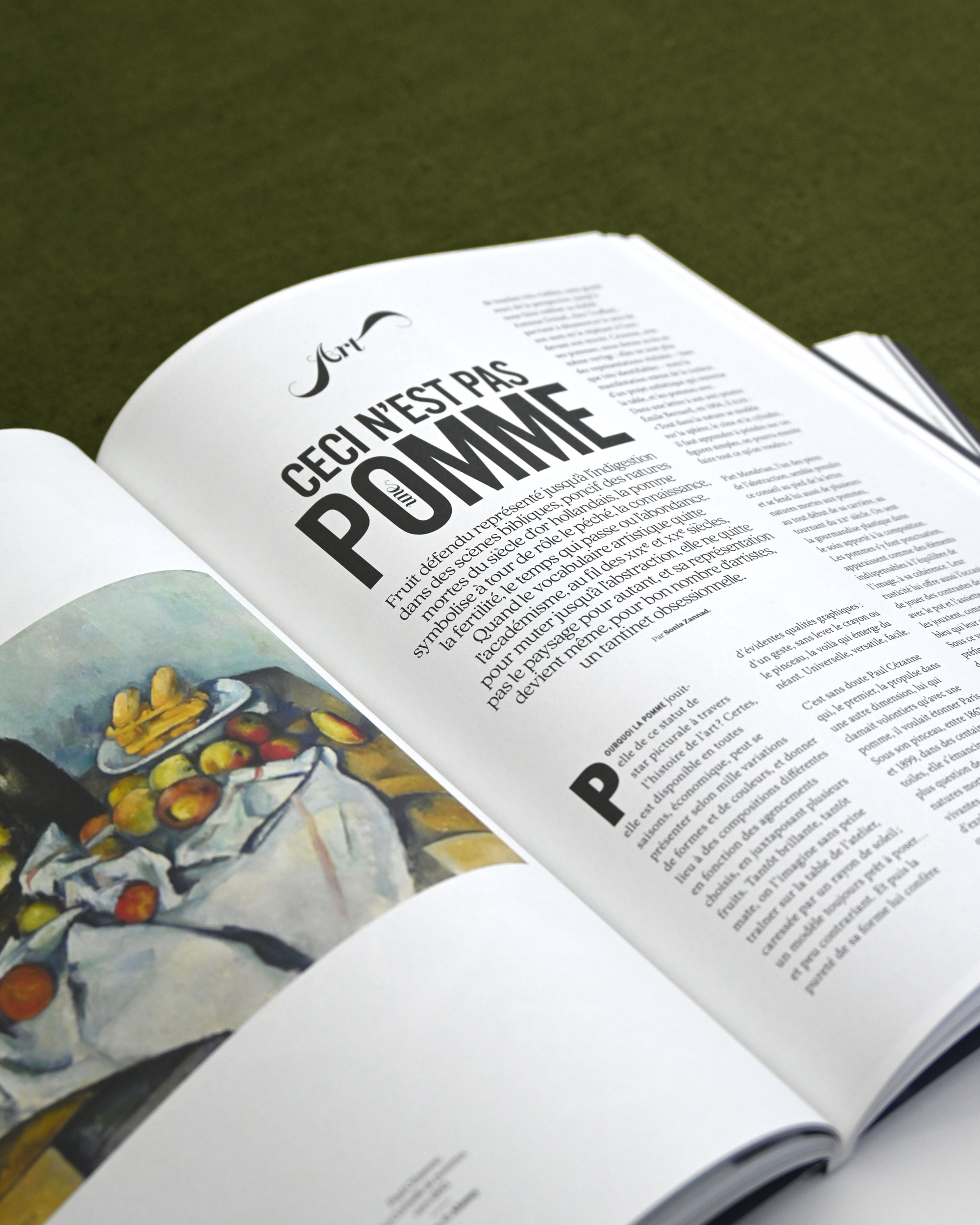 Double-page extraite des Grands Cahiers 180 °C