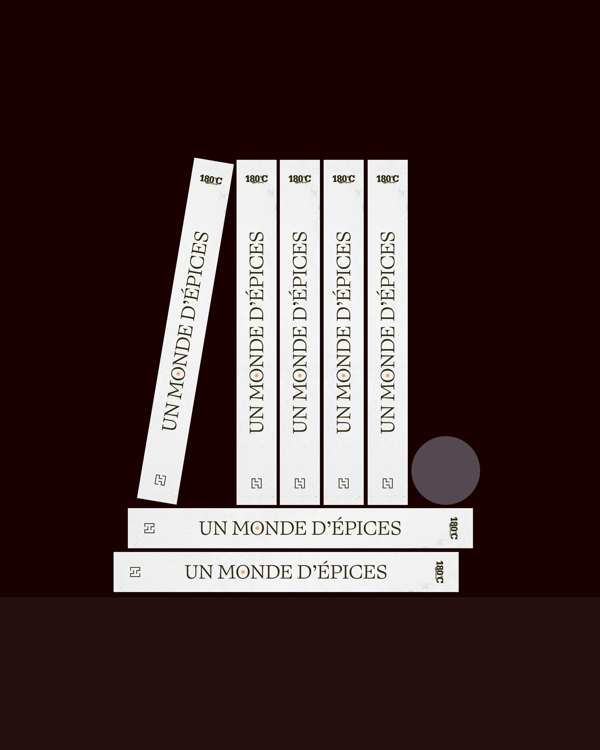 Dos du livre Un monde d’épices