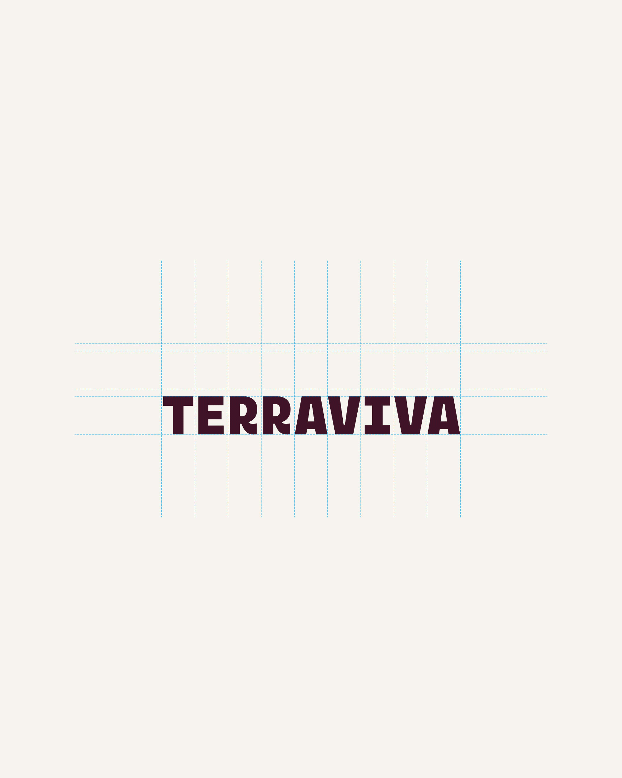 Les différentes versions du logotype dessiné pour TerraViva