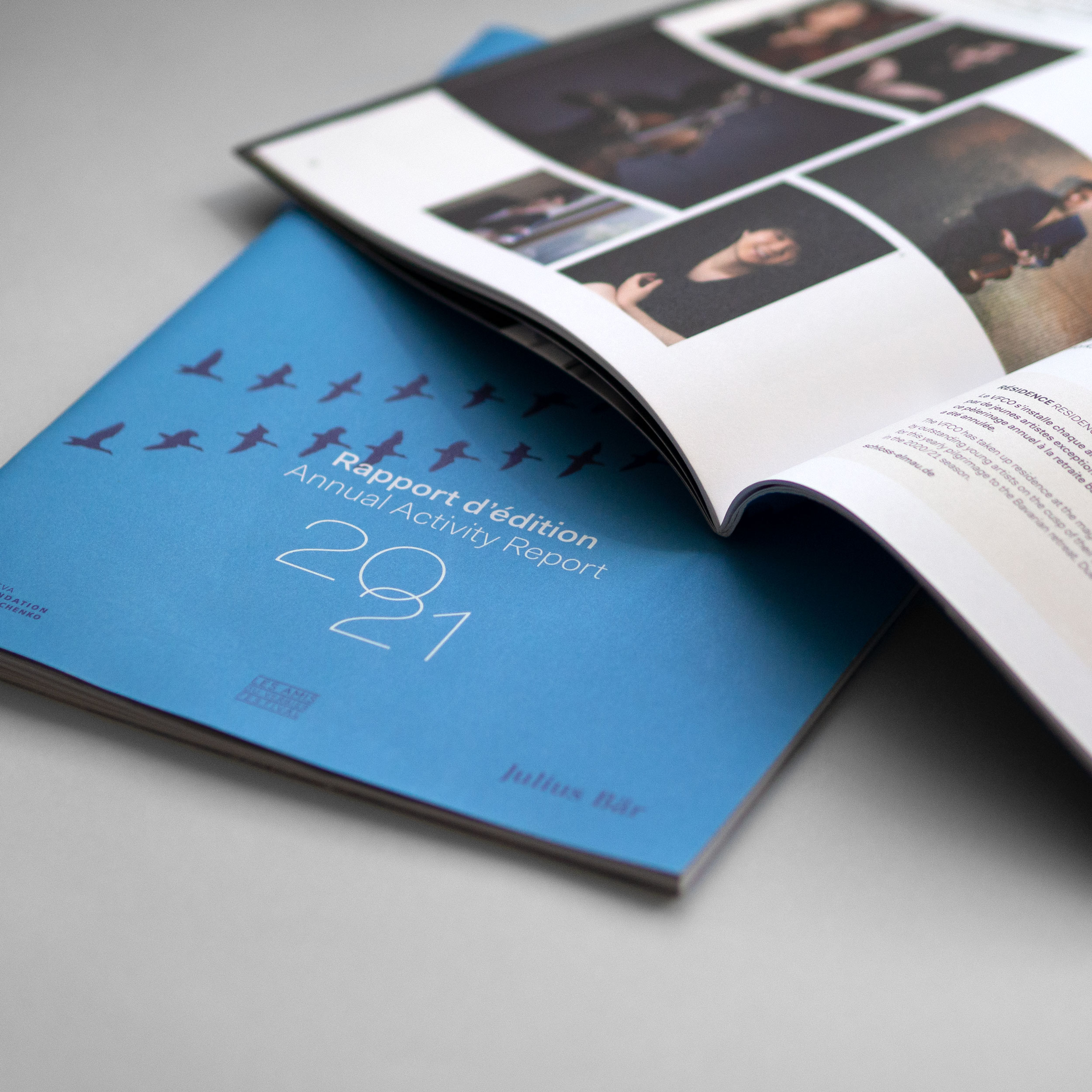 Couverture du rapport d'édition 2021 du Verbier Festival